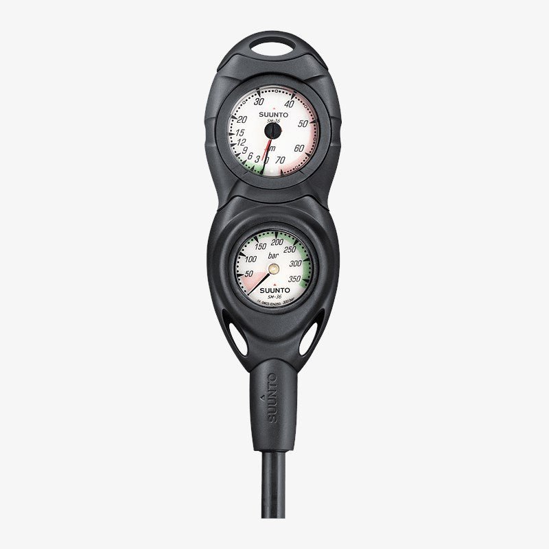 Suunto CB-2 In Line/ 300 Bar / 45m Depth Gauge & SPG Combo Console - Infinity DiveSuunto CB-2 In Line/ 300 Bar / 45m Depth Gauge & SPG Combo ConsoleSuunto