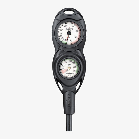 Suunto CB-2 In Line/ 300 Bar / 45m Depth Gauge & SPG Combo Console - Infinity DiveSuunto CB-2 In Line/ 300 Bar / 45m Depth Gauge & SPG Combo ConsoleSuunto