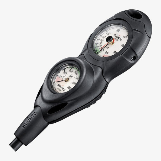 Suunto CB-2 In Line/ 300 Bar / 45m Depth Gauge & SPG Combo Console - Infinity DiveSuunto CB-2 In Line/ 300 Bar / 45m Depth Gauge & SPG Combo ConsoleSuunto
