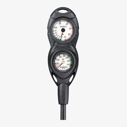 Suunto CB-2 In Line/ 300 Bar / 45m Depth Gauge & SPG Combo Console - Infinity DiveSuunto CB-2 In Line/ 300 Bar / 45m Depth Gauge & SPG Combo ConsoleSuunto