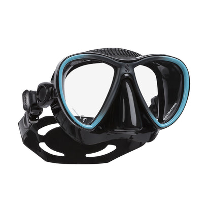 Scubapro Synergy Twin W Spectra Dry Snorkel Set Black / Turquoise